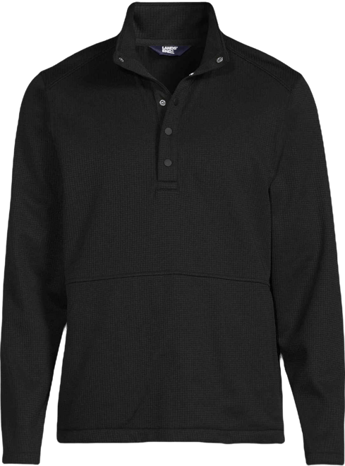 Men's Unisex Grid Tech Snapneck Pullover Shirt