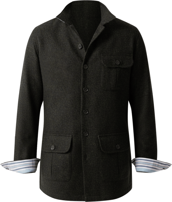 Perry Ellis Men's Neoprene Quarter-Zip Long-Sleeve Sweater - Macy's