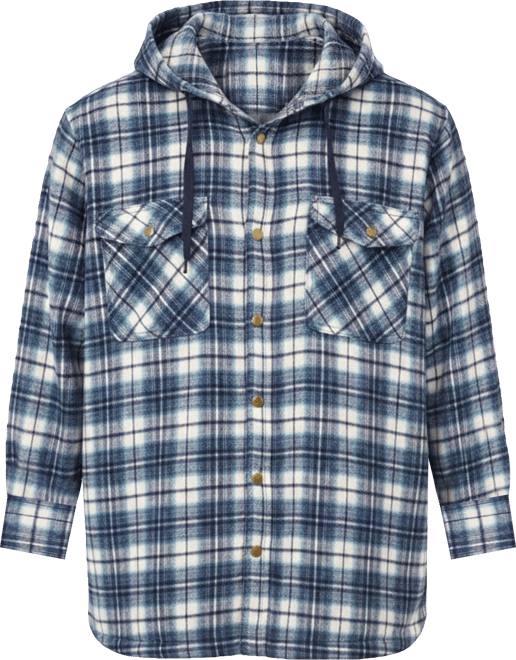 Big & Tall Brawny Snap Shirt Jacket