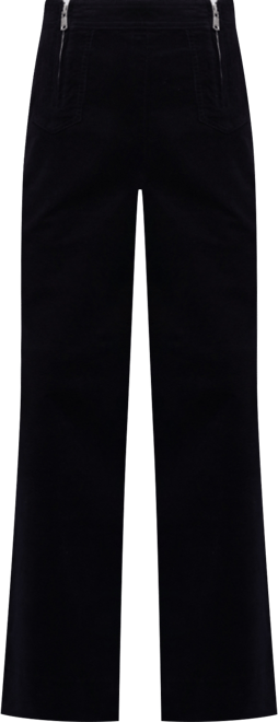 Women's Double-Zipper Wide-Leg Pants