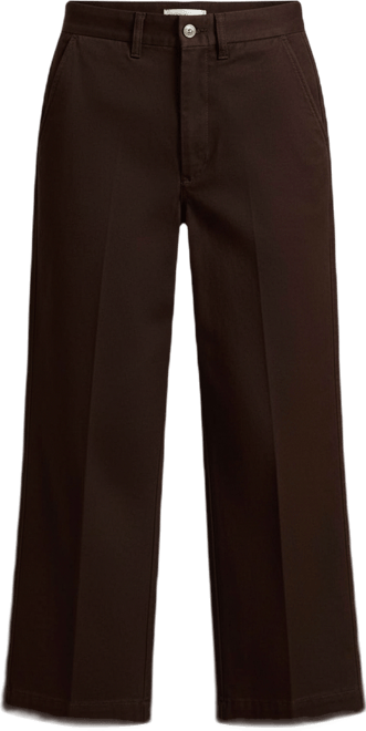 Women's Chino Wide-Leg Pants