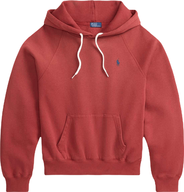 Women's Shrunken Fit Fleece Hoodie Sweatshirt