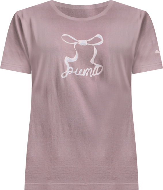 Women's Ribbon Crewneck Graphic T-Shirt