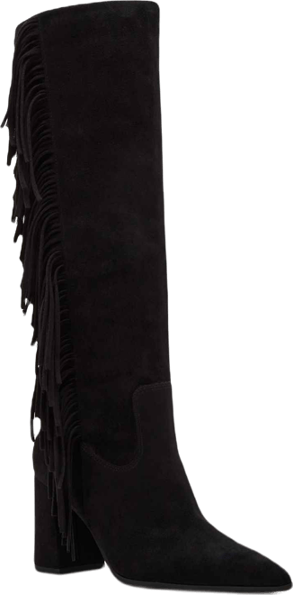 Women's Shakke Knee-High Fringe Dress Boots