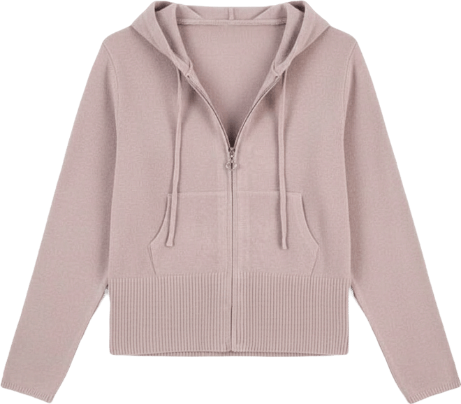 Juniors' Chenille Zip-Up Sweater Hoodie
