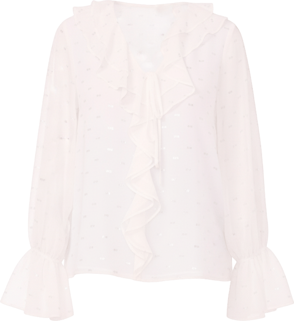 Women's Ruffle Long Sleeve Top