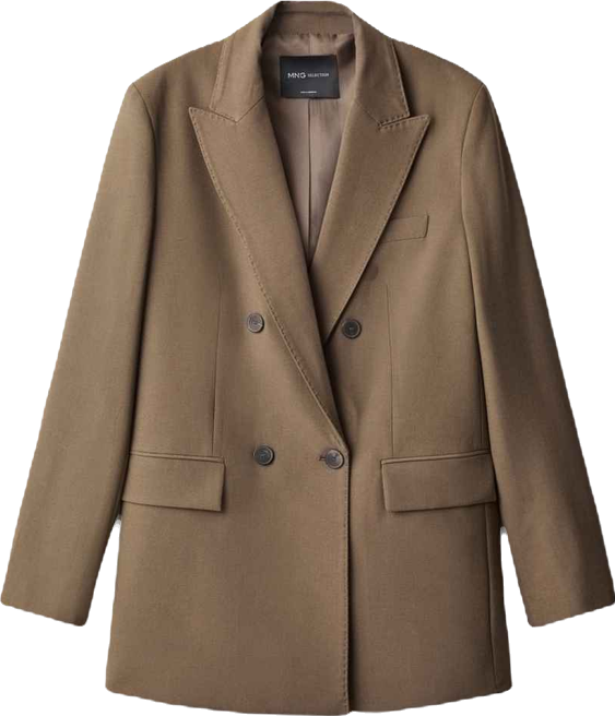 Women's Double-Breasted Suit Blazer