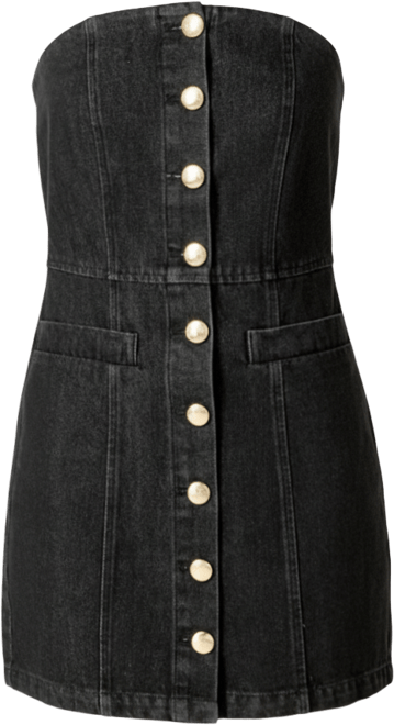 Women's Denim Tube Mini Dress