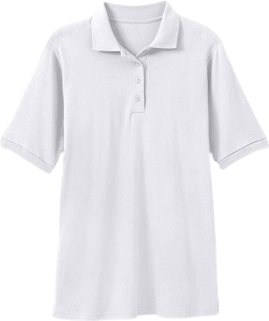 Plus Size Elbow-Sleeve Polo Tunic