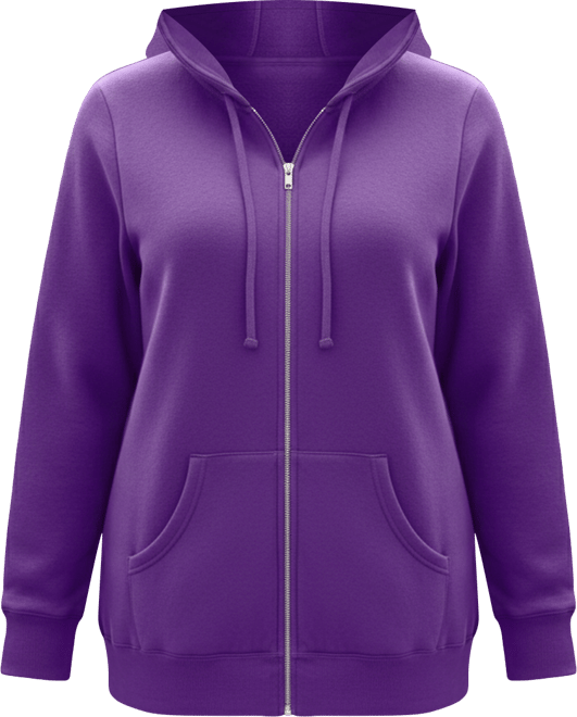 Plus Size Better Fleece Zip-Front Hoodie