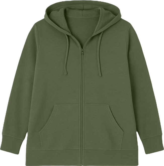 Plus Size Better Fleece Zip-Front Hoodie