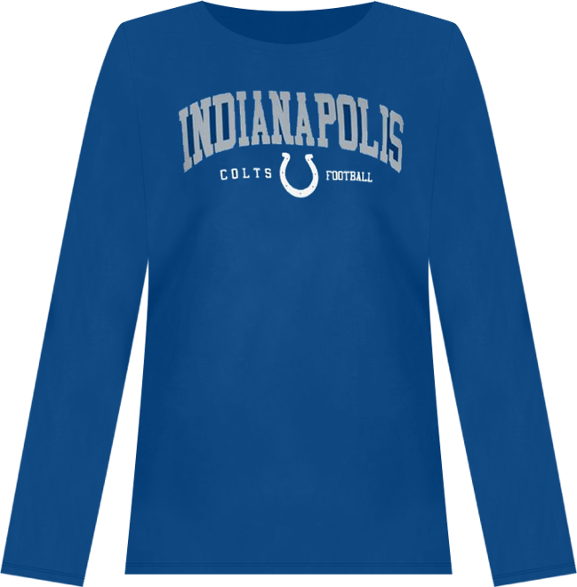 Women's Royal Indianapolis Colts Best Play Long Sleeve T-Shirt