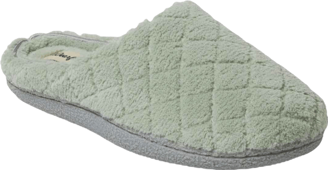 Women's Leslie Quilted Microfiber Terry Memory Foam Clog House Slipper
