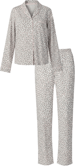 Women's 2-Piece Sleepwear Long-Sleeve Top and Pajama Pants Set