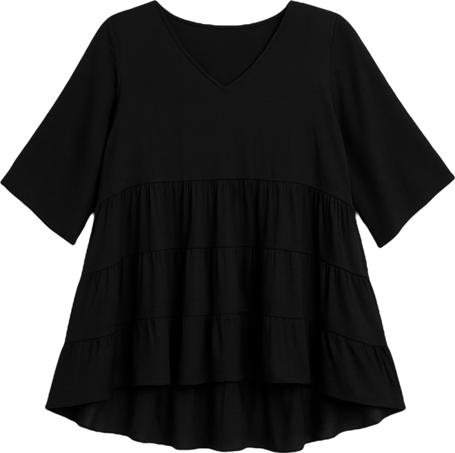 Women's Plus Size Aly Tiered Top