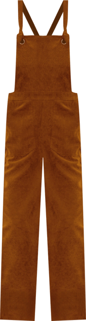 Women's Corduroy Tie Strap Overalls