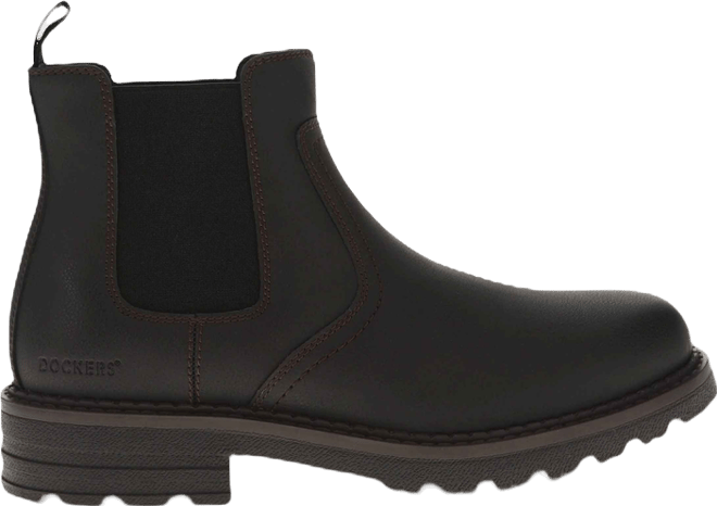 Dockers Truman Plain Toe Chelsea Boots, Black | Boots | Men's Wearhouse