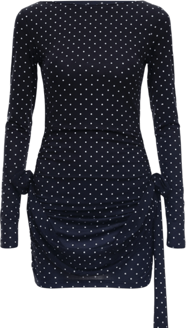 blue and white midi dress Adrianna Papell Women's V-Neck Midi Dress