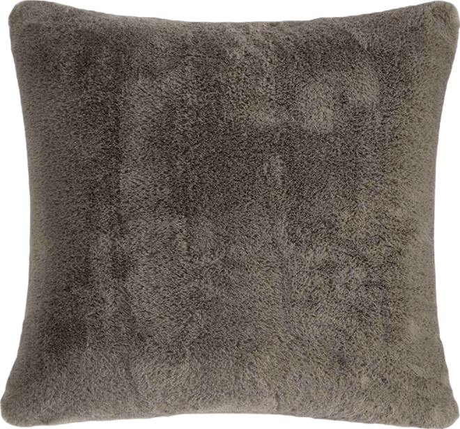 Rabbit Faux-Fur Decorative Pillow, 20" x 20"