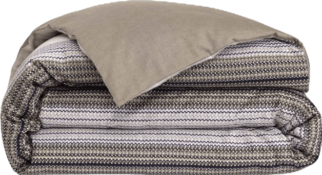 Modernist Stripe Luminous Duvet Cover, King