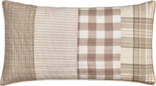 Mayfair Quilted Boudoir Decorative Pillow, 11" x 20"