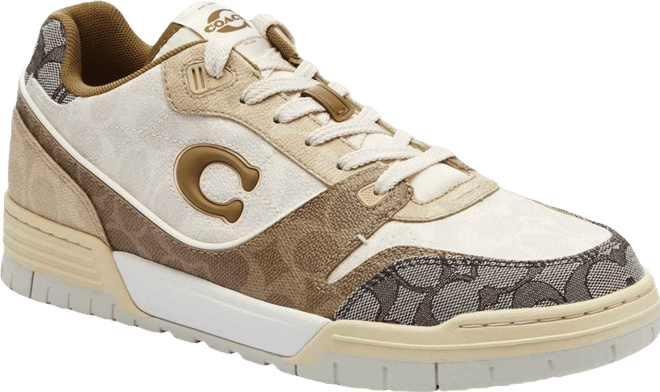 Men's Mixed Signature Soho Round Toe Sneakers