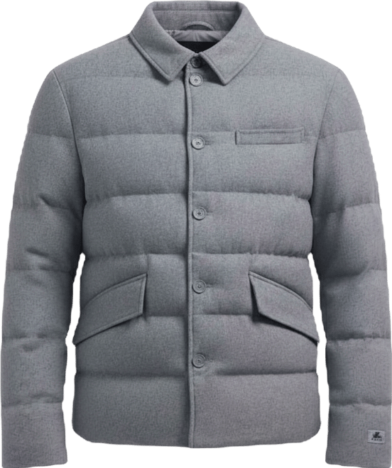 Men's Roman Dressy Quilted Wool Jacket