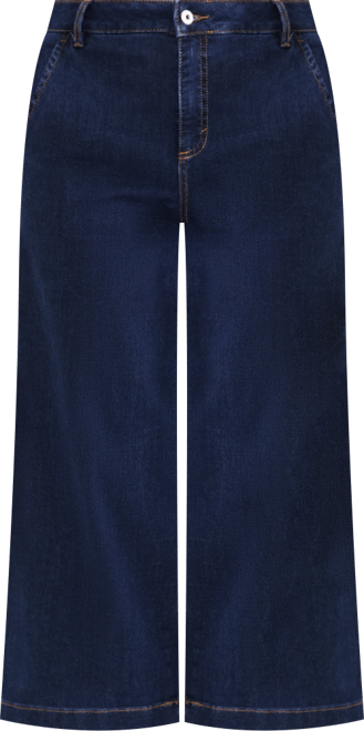 Women's High-Rise Wide-Leg Crop Jeans, Created for Macy's