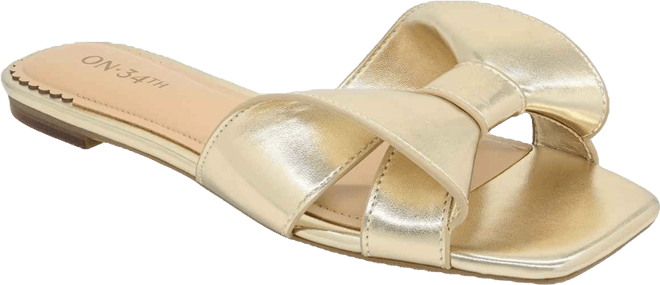 Women's Pearlaa Square Toe Flat Sandals, Macy's Exclusive