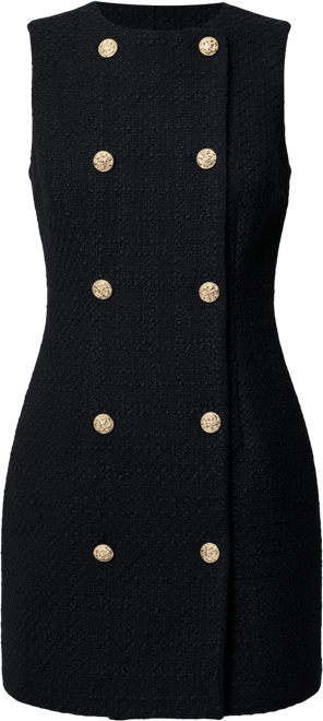 Women's Sleeveless Structured Tweed Dress