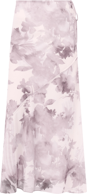 Women's Column Printed Maxi Skirt