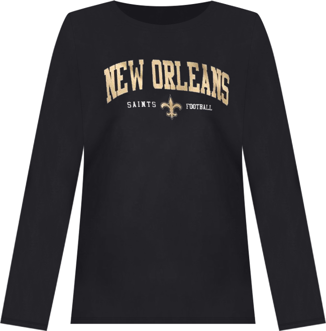 Women's Black New Orleans Saints Best Play Long Sleeve T-Shirt