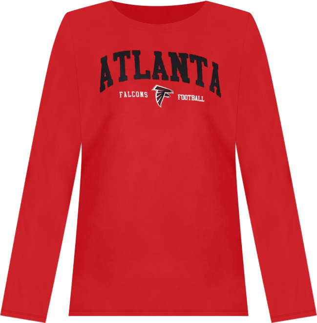 Women's Red Atlanta Falcons Best Play Long Sleeve T-Shirt
