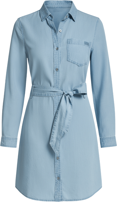 Women's Long-Sleeve Shirt Dress