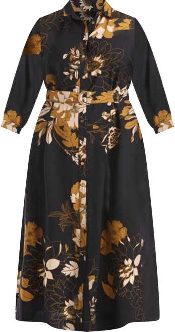 Women's Flora Belted Shirtdress