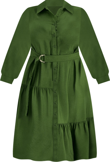 Women's Flora Belted Shirtdress