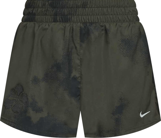 Nike One กางเกงขาสั้น 2-in-1 เอวสูง 3 นิ้วผู้หญิง Dri-FIT