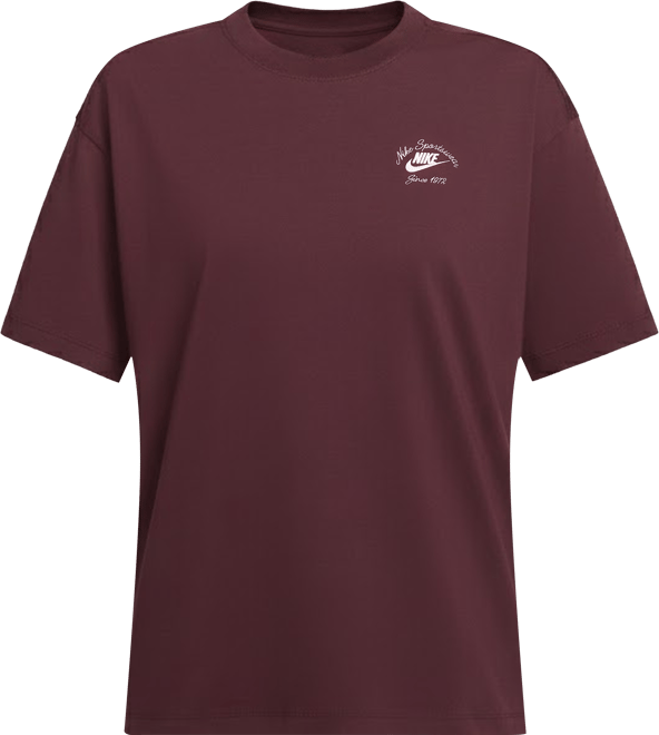 Nike Sportswear เสื้อยืดผู้หญิงขนาดโอเวอร์ไซส์