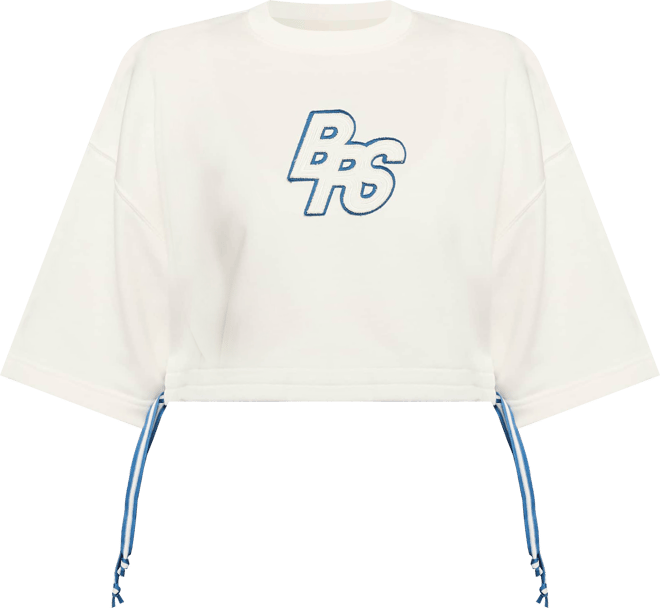 Nike Sportswear Phoenix Fleece เสื้อแขนสั้นเอวลอยผ้าเฟรนช์เทรีผู้หญิง