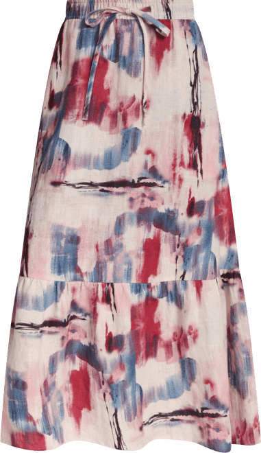 Women's Printed A-Line Pull-On Skirt