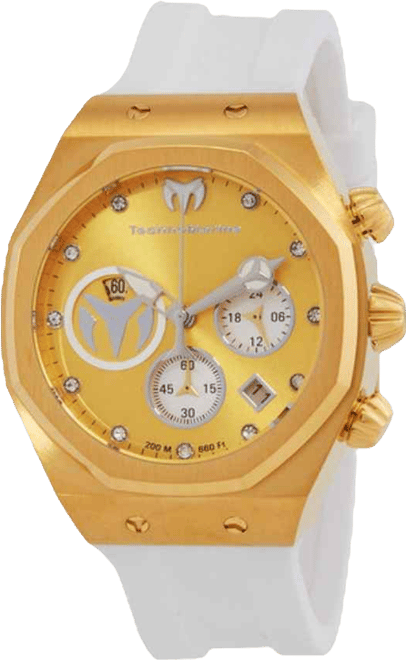 Women's Tm-523008 Reef Quartz Silver, Gold Dial Watch