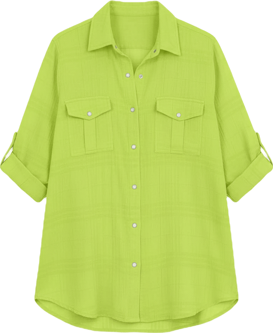 Women's Within Cotton Gauze Bigshirt