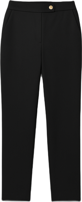 Women's Flat Front Button Pants