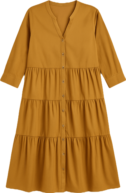 Women's Avery Cotton Poplin Button Dress