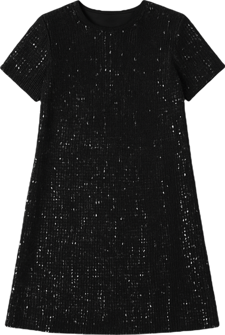 cece women's short-sleeve scoop-neck sequin dress CeCe Women's Short Sleeve Sequin Dress