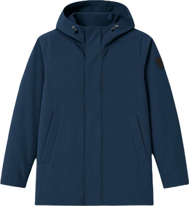 Men's Kaito Unlined Rain Shell with Fixed Hood