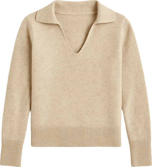 Petite Lux Johnny-Collar Sweater, Macy's Exclusive