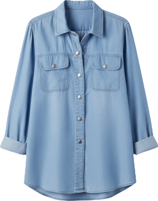 Women's Tencel Button-Down Shirt