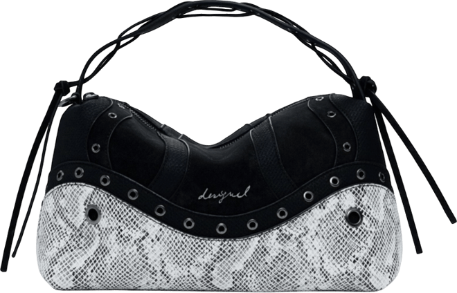 Women's Medium studded snake bag