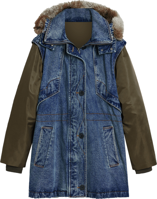 Women's Fur-trimmed parka